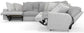 Abraxas - 6 Piece Reclining Sectional
