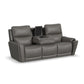 Carter - Power Reclining Sofa With Console & Power Headrests & Lumbar