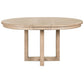 Proximity Place - Pedestal Table - Barley Buff