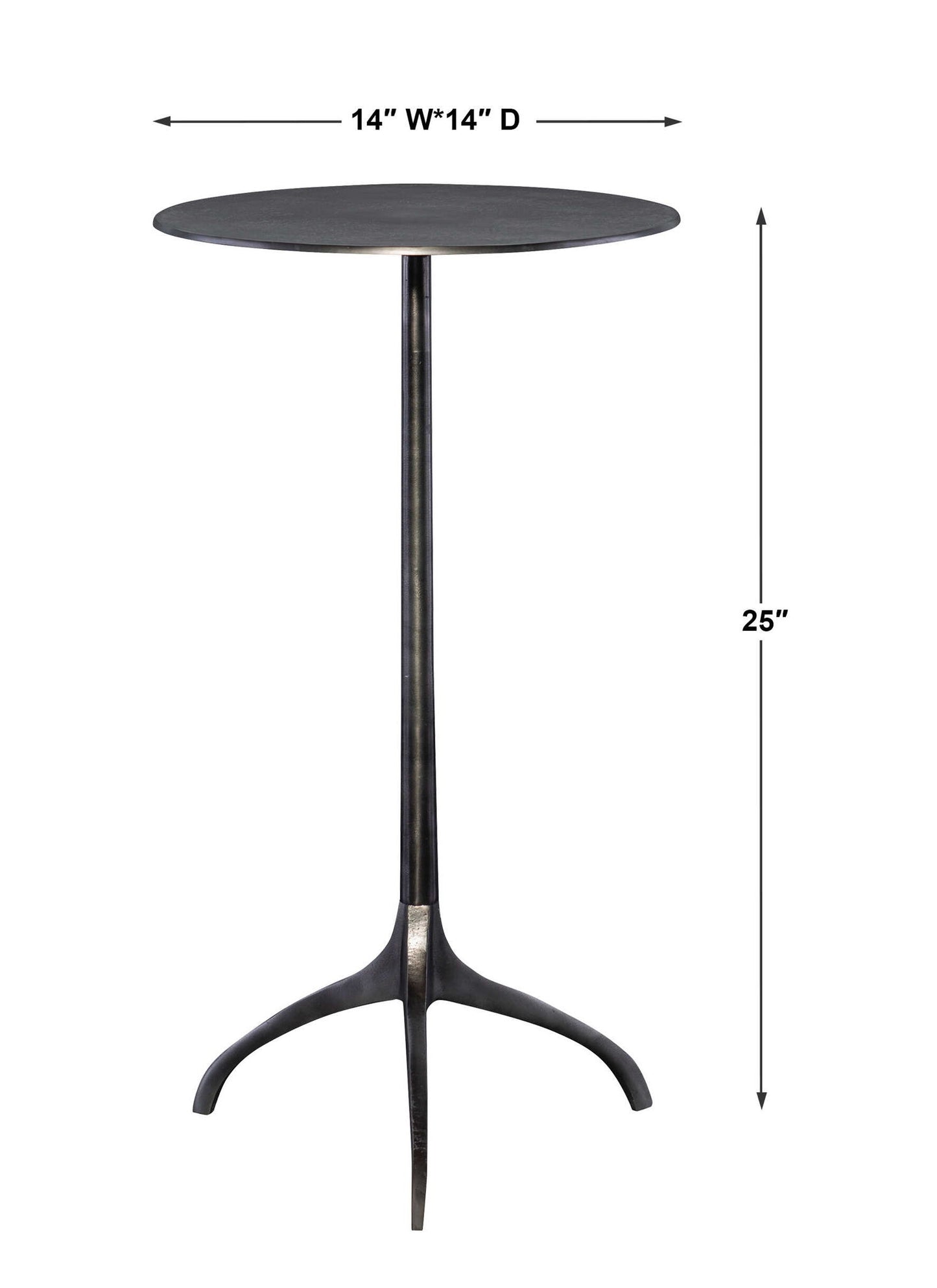 Beacon - Industrial Accent Table - Black