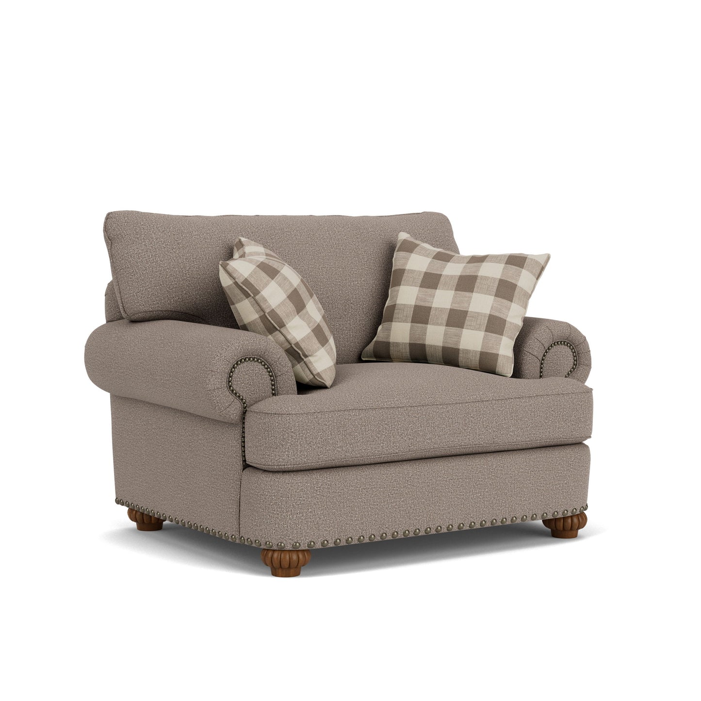 Patterson - Fabric Chair, Nailhead Trim