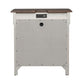 Ivy Hollow - 3 Drawer Nightstand With Charging Station - Weathered Linen / Dusty Taupe