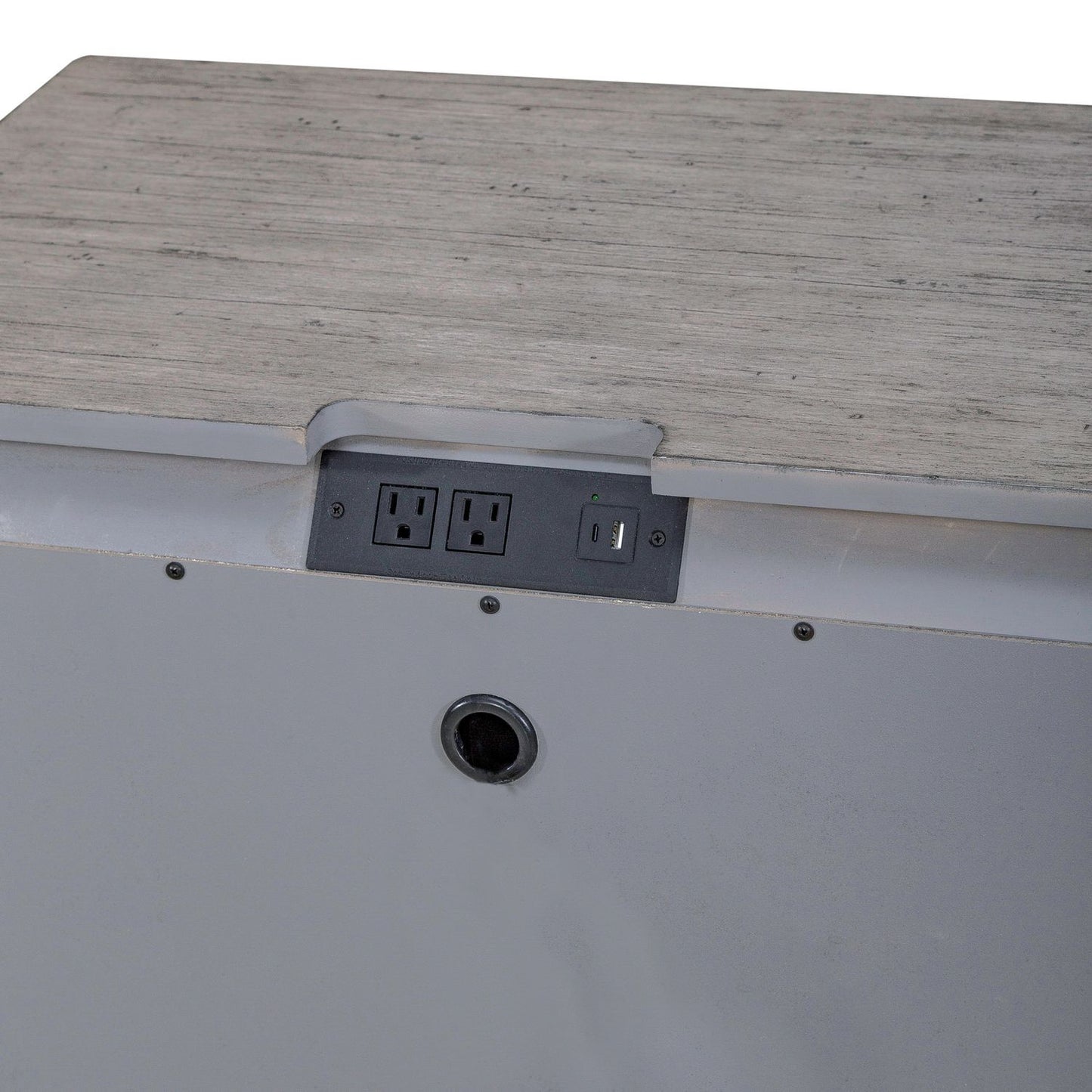 Big Valley - 2 Drawer Night Stand w/ Charging Station