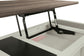 Bolanburg - Lift Top Cocktail Table - White / Brown / Beige