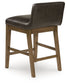 Cabalynn - Upholstered Barstool (Set of 2) - Two-tone Brown