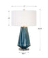Pescara - Glass Lamp - Teal-Gray