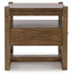 Cabalynn - Square End Table - Light Brown