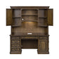 Amelia - 5 Piece Home Office Jr Executive Set - Antique Toffee