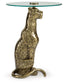 Vallain - Accent Table - Antique Gold Finish