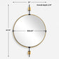 Guardrail - Round Mirror - Gold