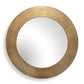 Tano - Round Mirror - Antique Brass
