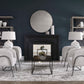 Guerina - Scalloped Lamp - White