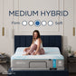 Tempur-Breeze - Tempur-ActiveBreeze Medium Hybrid Mattress - Split California King