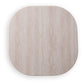 Dolan Creek - Square End Table - Beige / Brown
