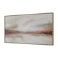 Haze In The Horizon - Landscape Painting - Brown / Orange / White
