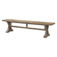 Stratford - Salvaged Wood Bench - Dark Brown