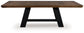 Greddinton - Dining Extension Table - Brown / Black