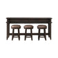 Paradise Valley - 4 Piece Living Room Set - Saddle Brown