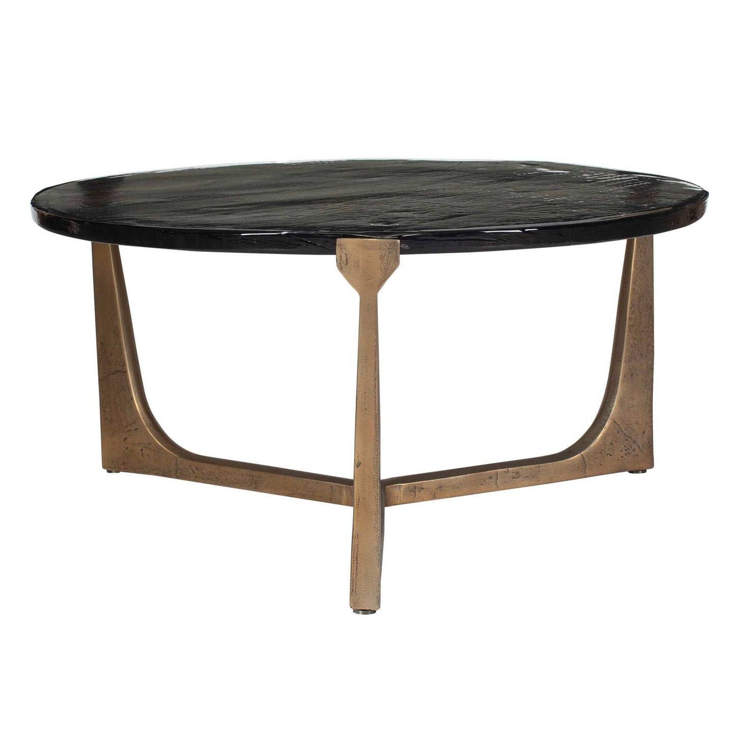 Bohdi - Outdoor Coffee Table - Brass / Black