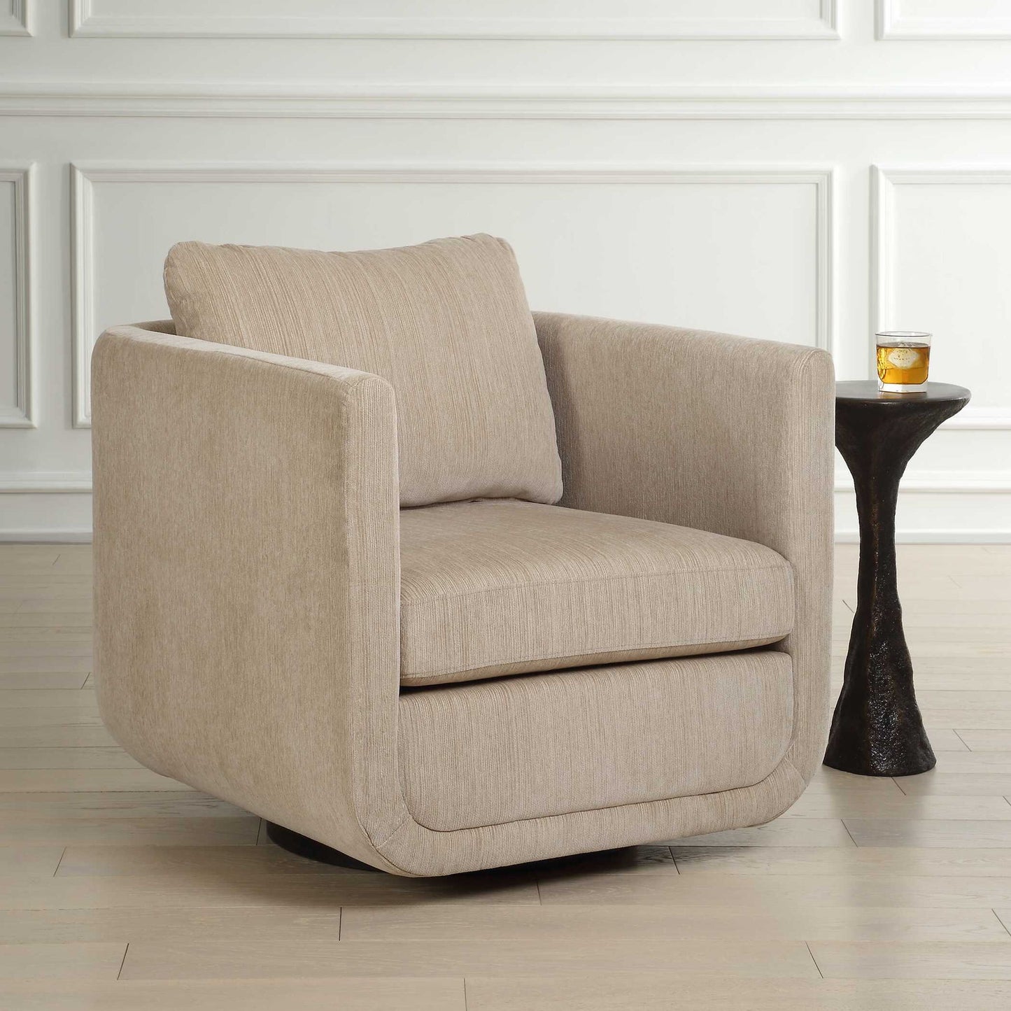 Abound - Swivel Chair - Porcelain