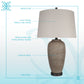 Earthen Elegance Ceramic & Metal Table Lamp (Set of 2) - Earthen / Oil Bronze