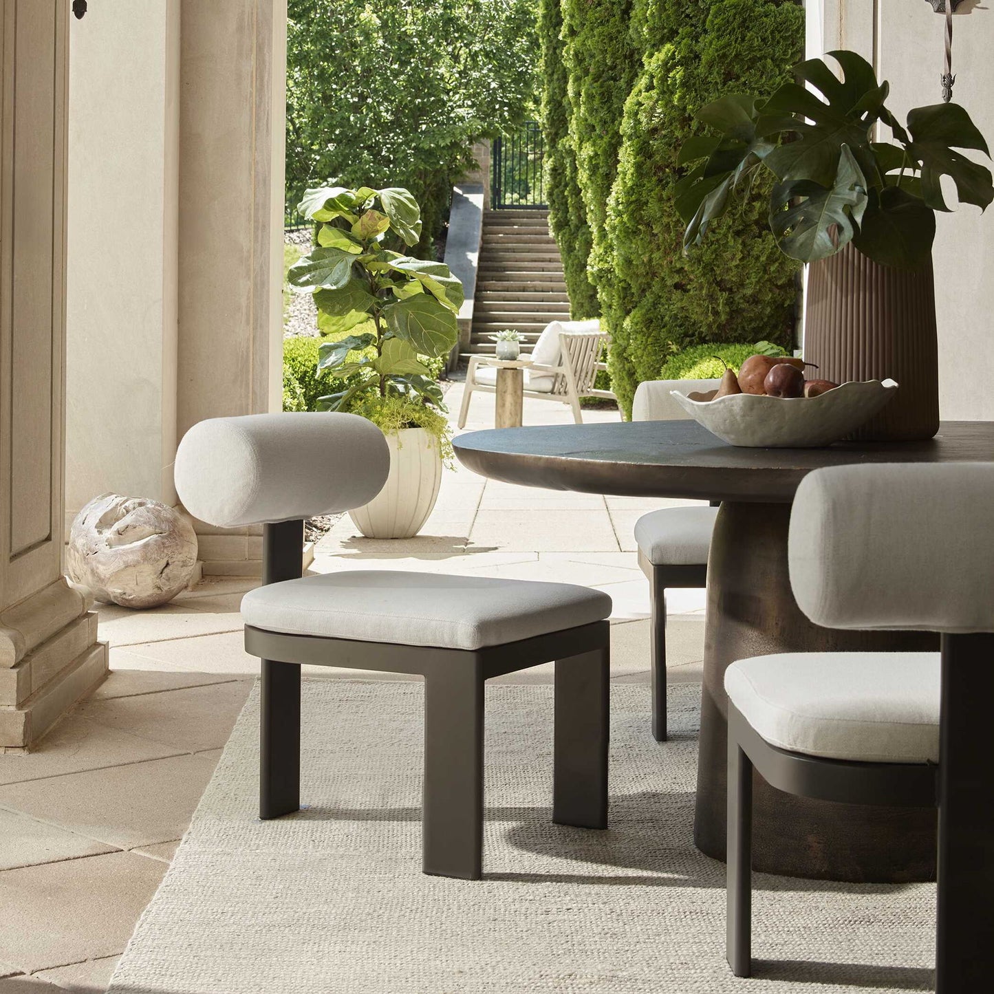 Bolster Back - Outdoor Dining Chair