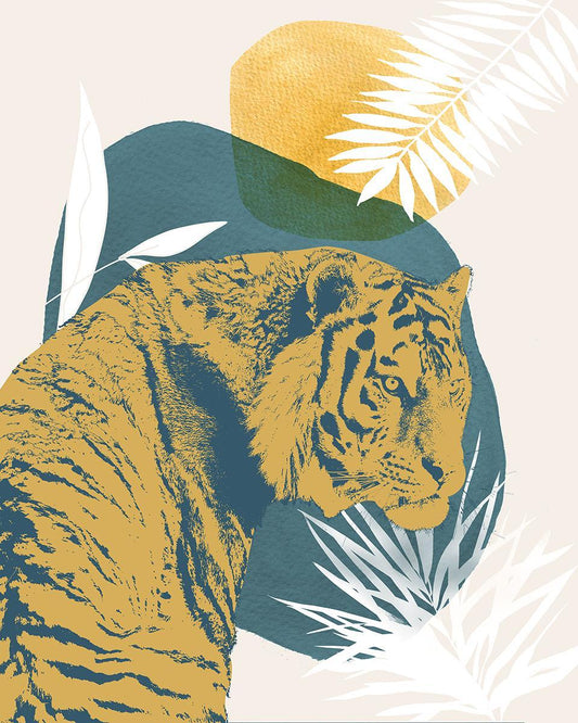 Jungle Cat I By Carol Robinson - Yellow