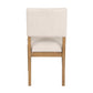 Millwork - Dining Chair (Set of 2) - White / Light Brown