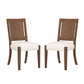 Lincoln - Upholstered Dining Chair - Brown / Milk