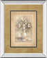 Bounty I By Vivian Flasch - Mirror Framed Print Wall Art - Light Brown