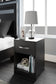 Finch - One Drawer Night Stand - 23" Height - Black