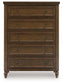Sturlayne - Five Drawer Chest - Brown