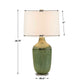 Dulcich - Grid Table Lamp - Green