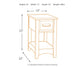 Breegin - Chair Side End Table - 1 Drawer - Brown