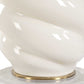 Anneli - Swirl Table Lamp - White