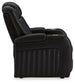 Caveman Den - Power Recliner/ Adj Headrest - Midnight
