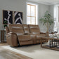 Collins - Loveseat With Console P3 & ZG - Brown