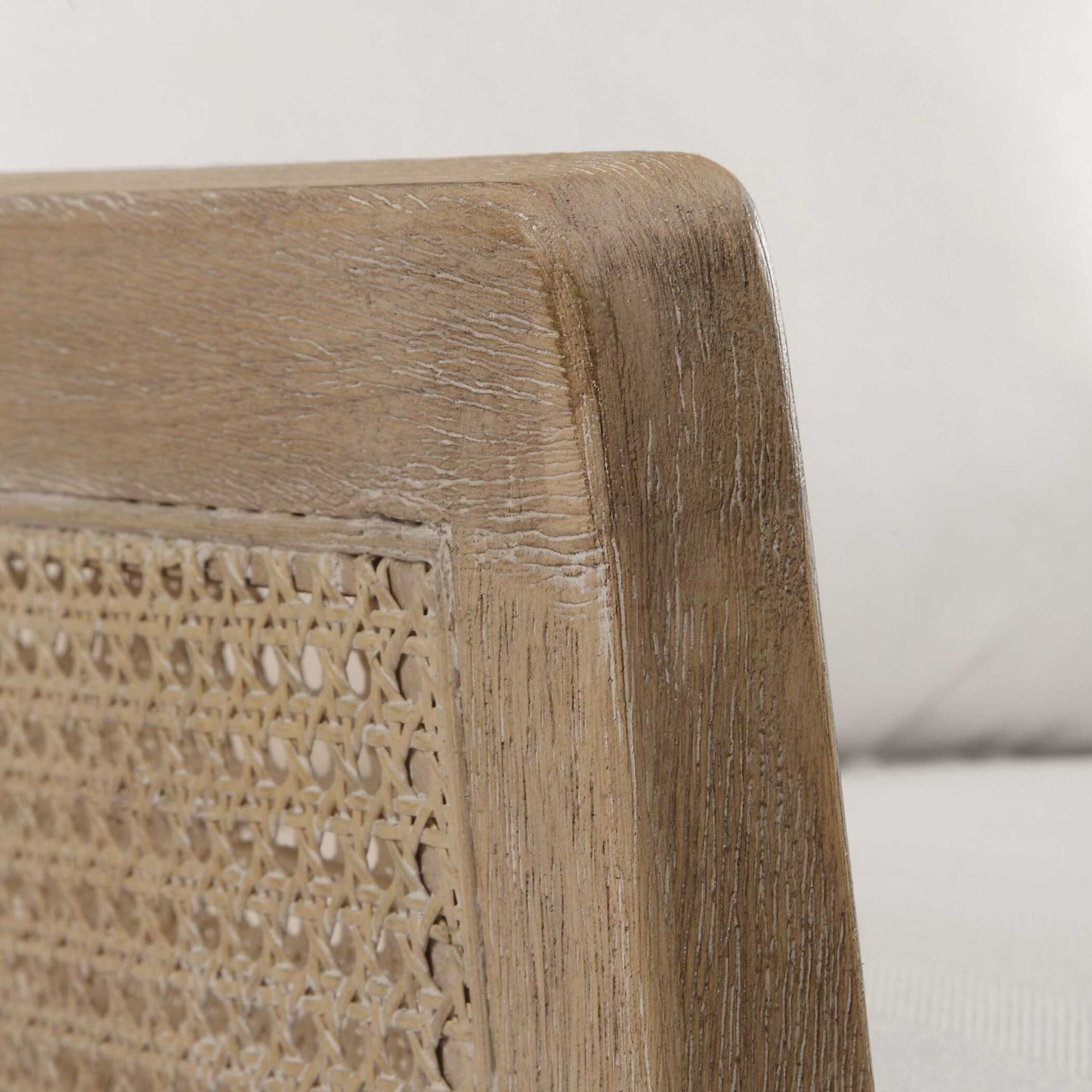 Encore - Natural Armchair - White