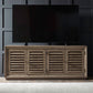 Aspen Sky - 78" TV Console - Weathered Saddle Brown