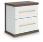 Kendanport - 3 Pc. - Dresser And 2 Nightstands - Brown / White