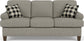 Moxy - Fabric Sofa, T-Shaped Seat Cushion, Curved Sock Arms