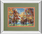 Kaleidoscope By Jmp Mirror - Framed Print Wall Art - Light Brown