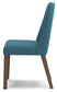 Lyncott - Dining Uph Side Chair (Set of 2) - Blue / Brown
