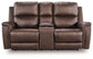 Bleckley - Power Reclining Loveseat With Console / Adjustable Headrest