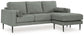 Hazela - Sofa Chaise - Charcoal