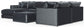 Remington - Modular Sofa And Cocktail Ottoman - Slate