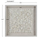 Roxas - Capiz Shell Shadow Box - Pearl Silver