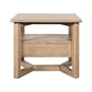 Proximity Place - Rectangular End Table - Barley Buff