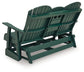 Shell Beach - Loveseat Glider - Green