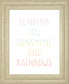 Lets Chase Rainbows VI By Jenaya Jackson - Framed Print Wall Art - White